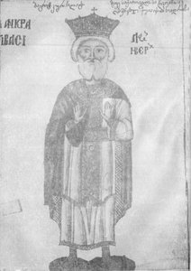 „Ruch drogowy” Timote Gabashvili, król Bagrat (XVIII w.) autorstwa Timote Gabashvili